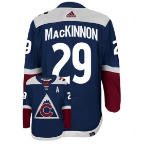 Colorado Avalanche Hockeydrakt Nathan Mackinnon 29 Navy Tredje Adidas Authentic - Herre